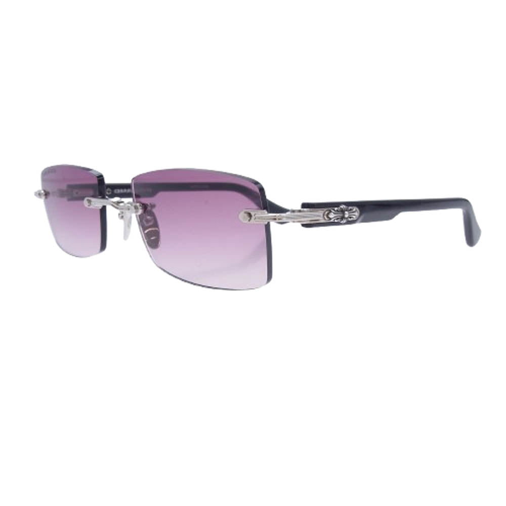 CHROME HEARTS クロムハーツ（原本無） DEEP II ディープ 2 SS-BK-P アイウェア サングラス ブラック系 57□20-146【美品】【中古】