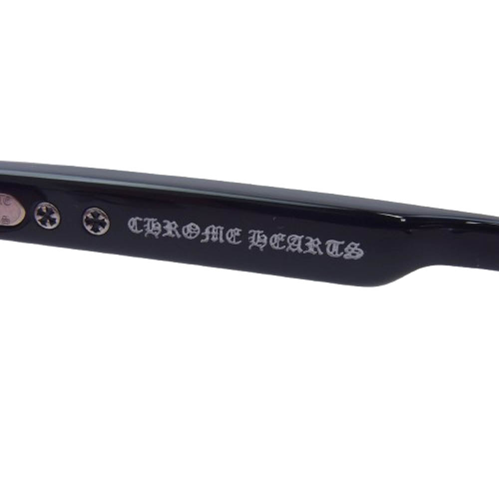 CHROME HEARTS クロムハーツ（原本無） DEEP II ディープ 2 SS-BK-P アイウェア サングラス ブラック系 57□20-146【美品】【中古】