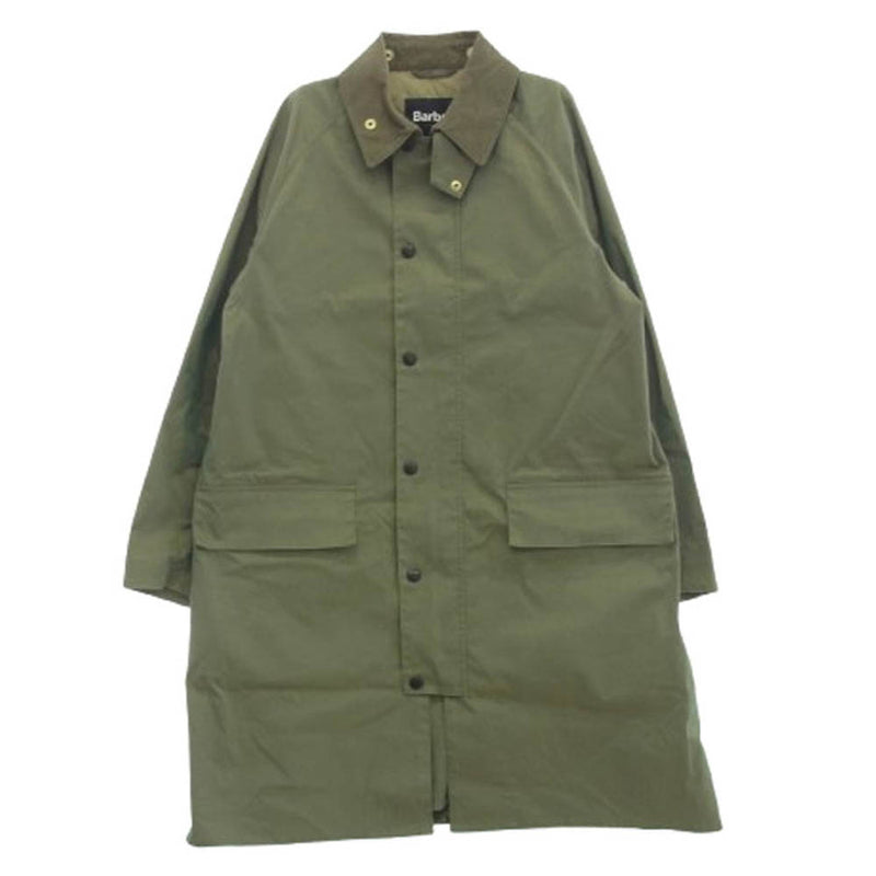 Barbour バブアー 231MCAS064 EDIFICE別注 エディフィス OVERSIZED BURGHLEY バーレイ コート 玉虫色系 40【中古】