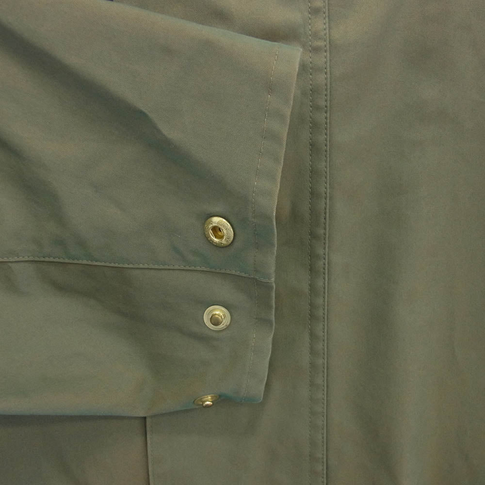 Barbour バブアー 231MCAS064 EDIFICE別注 エディフィス OVERSIZED BURGHLEY バーレイ コート 玉虫色系 40【中古】
