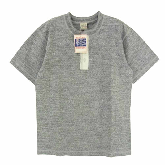 Buzz Rickson's バズリクソンズ BR79192 SLUB YARN HENLEY NECK T-SHIRT スラブヤーン ヘンリーネック Tシャツ グレー系 M【新古品】【未使用】【中古】