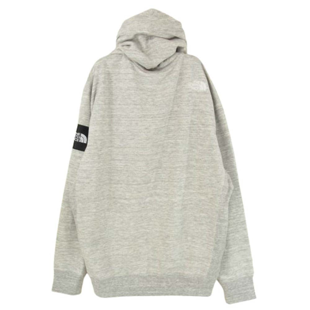 THE NORTH FACE ノースフェイス NT12335 Square Logo Full Zip スクエアロゴ フルジップ フーディー ジップ パーカー ミックスグレー XL【新古品】【未使用】【中古】