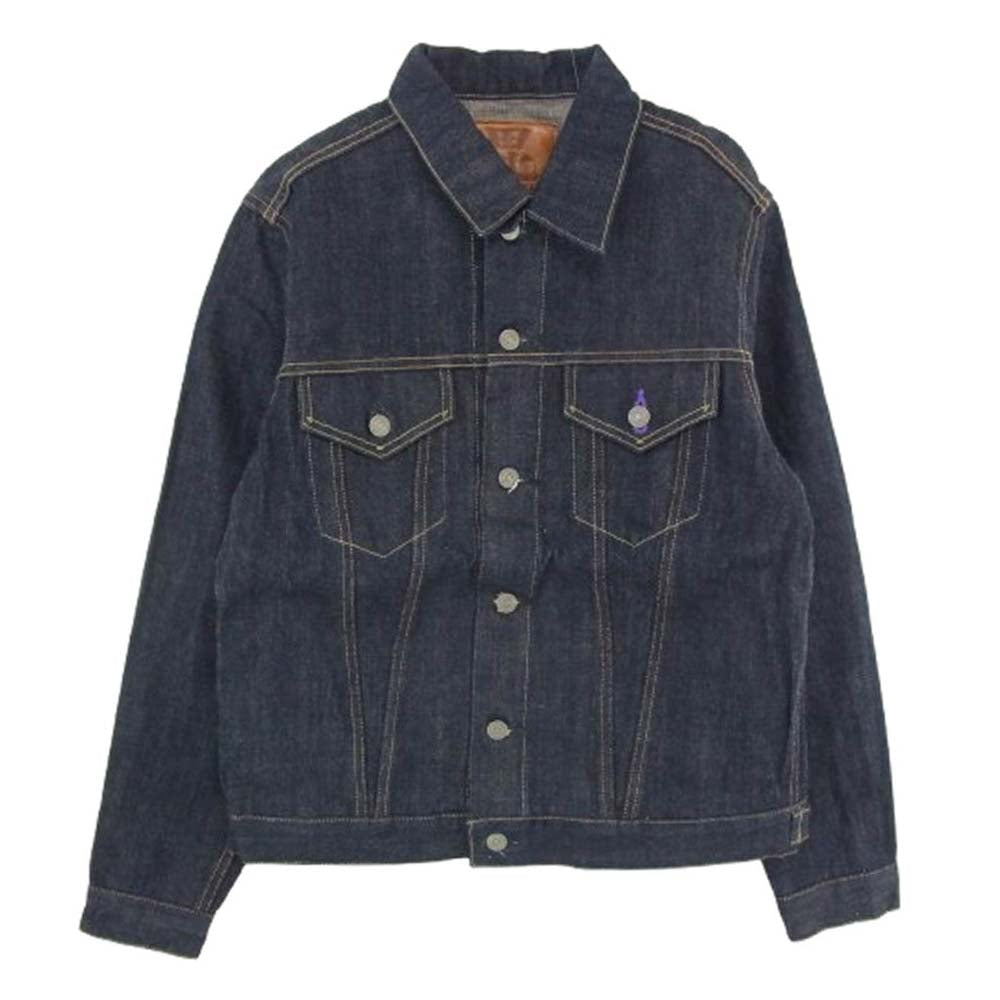 マルニジーンズ BI-3rd 毘沙門天ジーンズ 14.5oz 天然藍 3rd TYPE DENIM JACKET サードタイプ デニム ジャケット インディゴブルー系 40【極上美品】【中古】