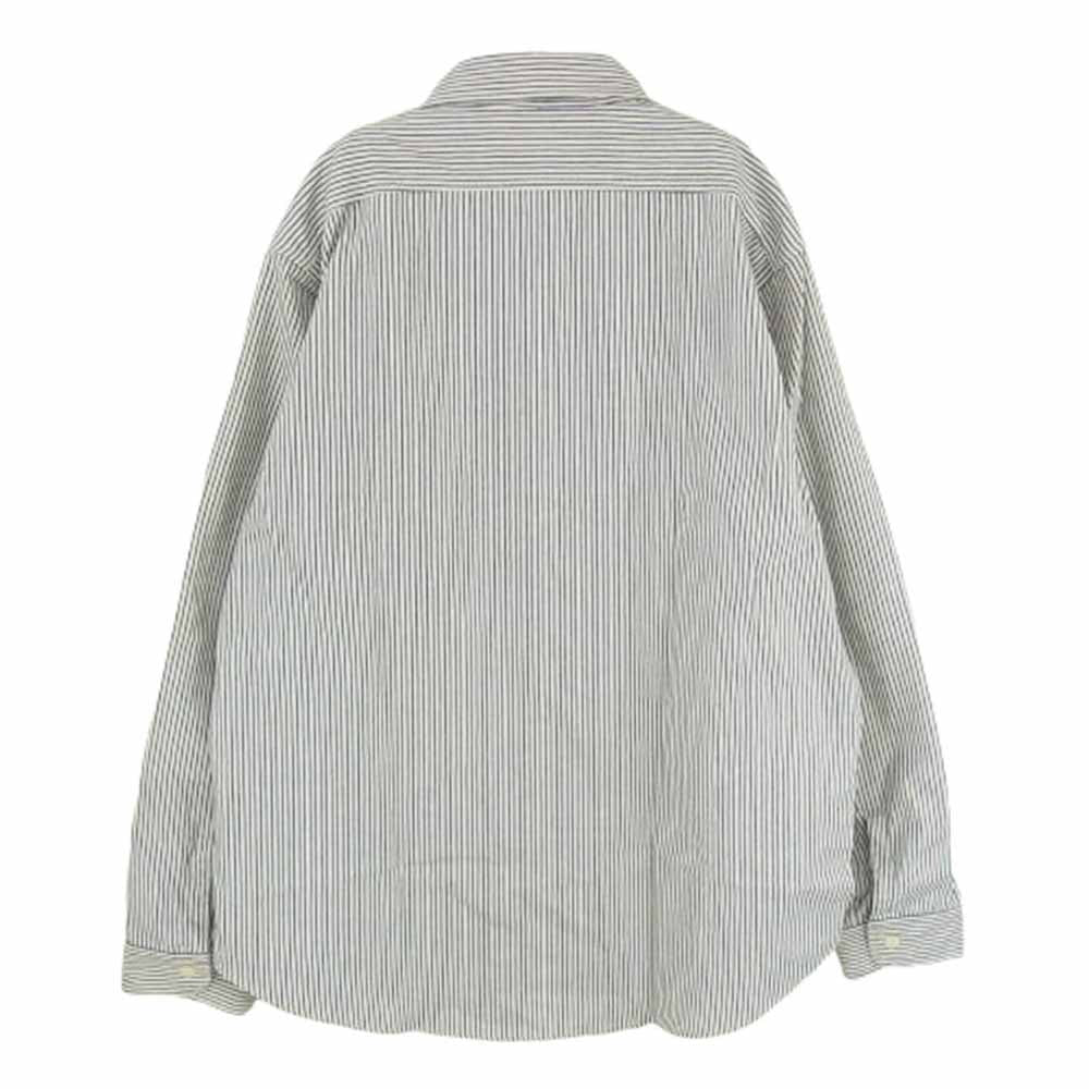 SUGAR CANE シュガーケーン SC27853 HICKORY STRIPE WORK SHIRT ヒッコリーストライプ 長袖 ワークシャツ ブラック系 XL【新古品】【未使用】【中古】