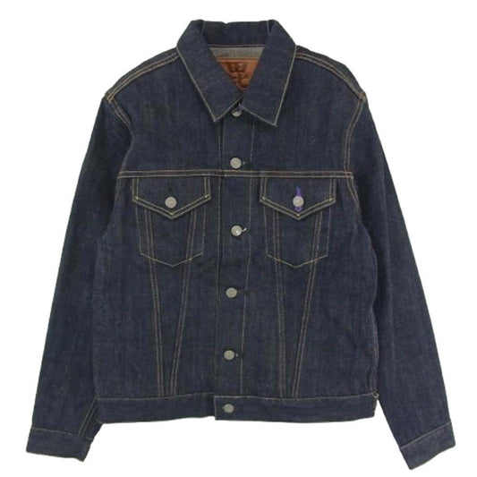 マルニジーンズ BI-3rd 毘沙門天ジーンズ 14.5oz 天然藍 3rd TYPE DENIM JACKET サードタイプ デニム ジャケット インディゴブルー系 38【極上美品】【中古】