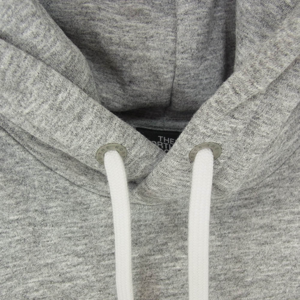 THE NORTH FACE ノースフェイス NT62348 Back Square Logo Hoodie バック スクエアロゴ フーディー パーカー ミックスグレー M【新古品】【未使用】【中古】