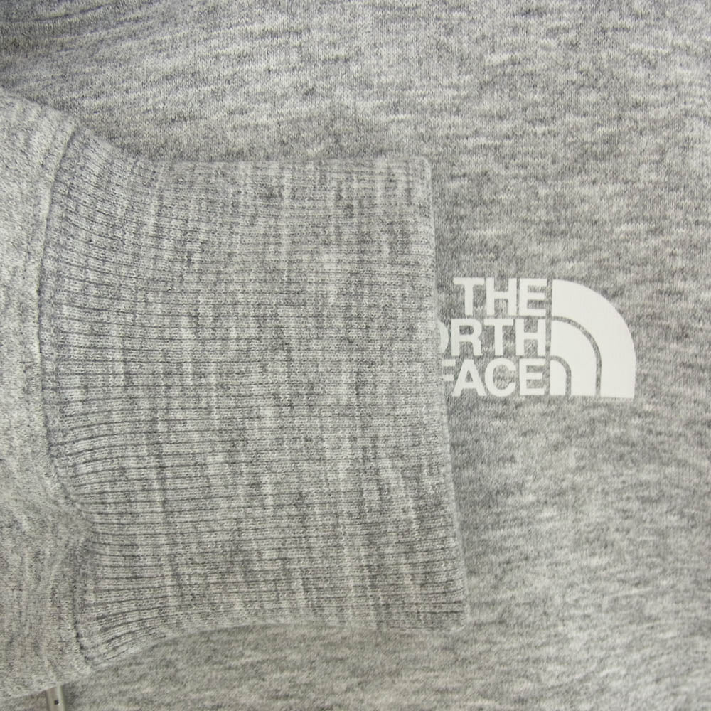 THE NORTH FACE ノースフェイス NT62348 Back Square Logo Hoodie バック スクエアロゴ フーディー パーカー ミックスグレー M【新古品】【未使用】【中古】