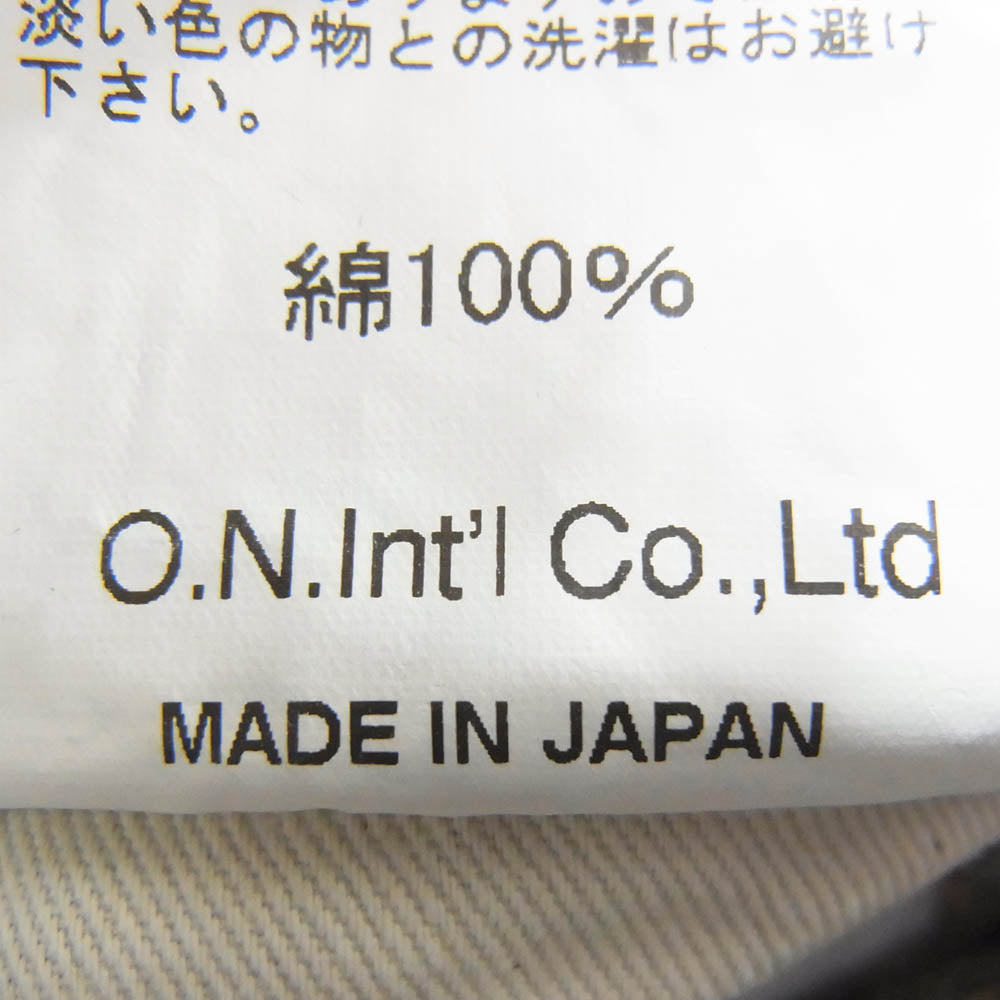 ONI DENIM 鬼デニム ONI288-13.7NEP 13.7oz NEP Denim Regular Straight 13.7オンス ネップデニム レギュラーストレート デニム パンツ ジーンズ インディゴブルー系 W34【極上美品】【中古】