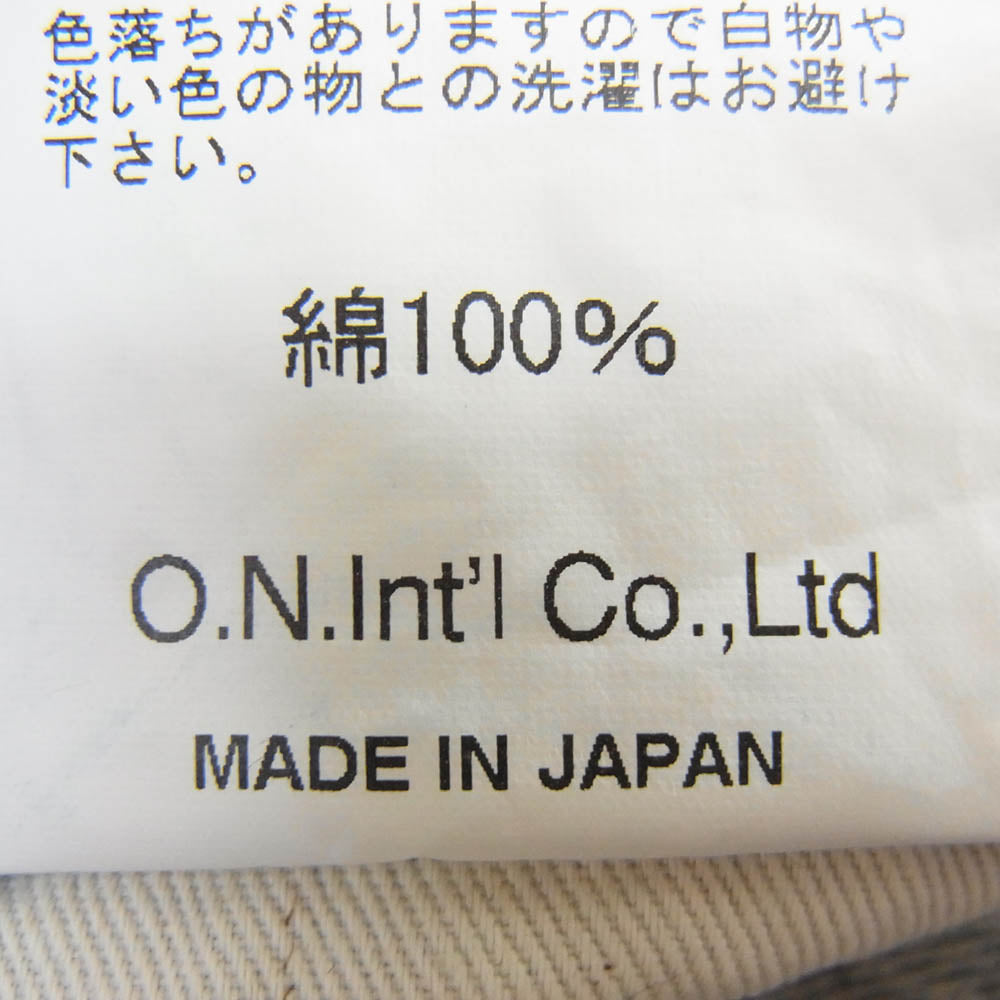 ONI DENIM 鬼デニム ONI222-13.7NEP 13.7oz NEP Denim Super Wide Straight 13.7オンス ネップデニム スーパーワイドストレート デニム パンツ ジーンズ インディゴブルー系 31【極上美品】【中古】