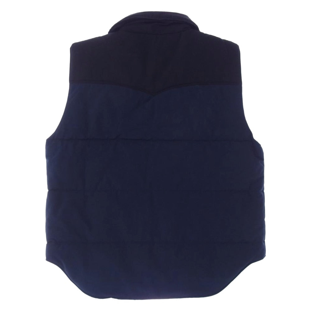 SUGAR CANE シュガーケーン SC15400 T/C PADDING VEST 中綿 パディングベスト ダークネイビー系 ブラック系 L【新古品】【未使用】【中古】