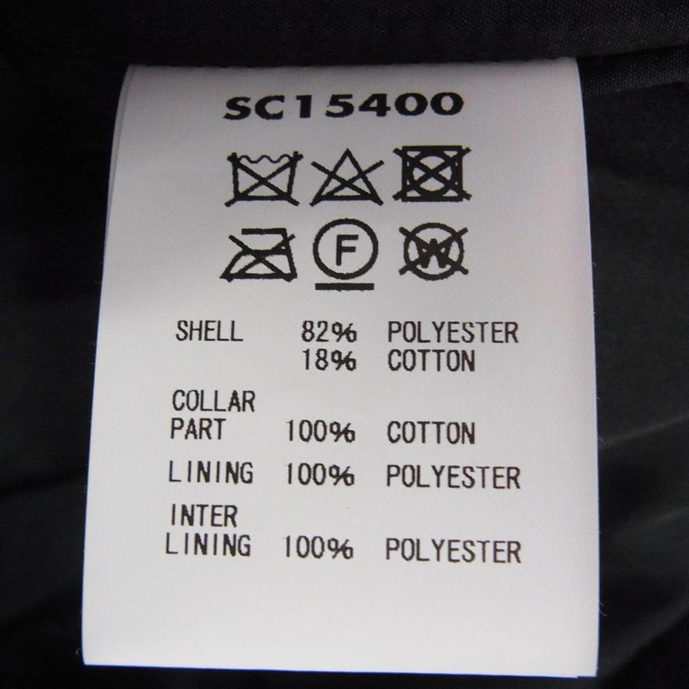 SUGAR CANE シュガーケーン SC15400 T/C PADDING VEST 中綿 パディングベスト ダークネイビー系 ブラック系 L【新古品】【未使用】【中古】