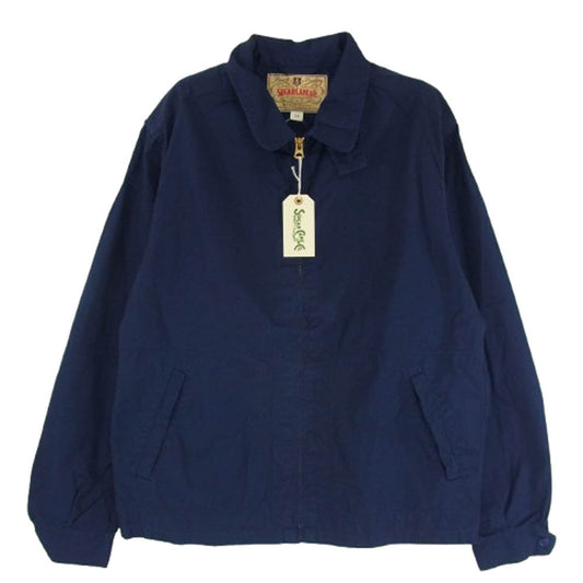 SUGAR CANE シュガーケーン SC15616 COTTON SPORT JACKET コットン スポーツ ジャケット ネイビー系 38【新古品】【未使用】【中古】