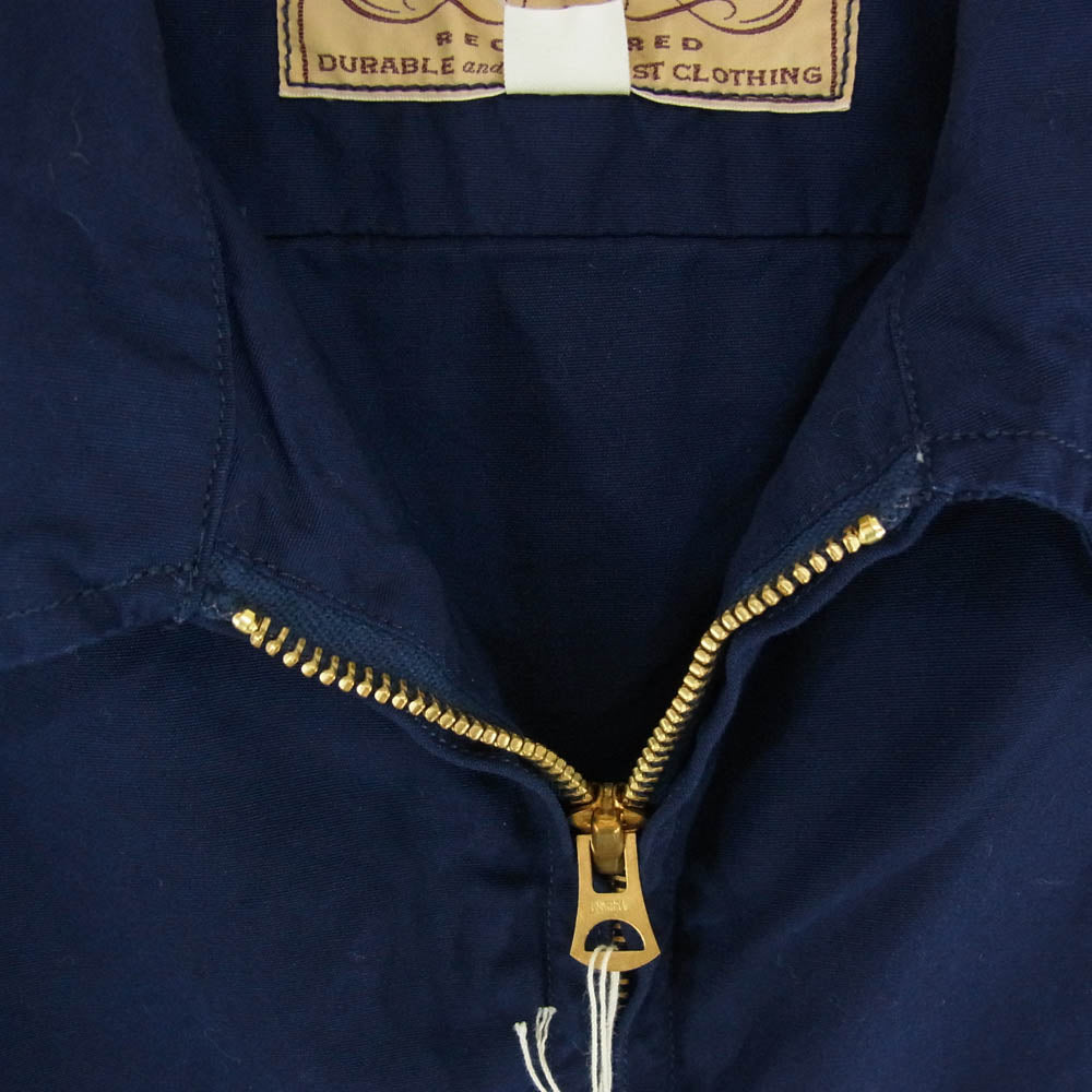 SUGAR CANE シュガーケーン SC15616 COTTON SPORT JACKET コットン スポーツ ジャケット ネイビー系 38【新古品】【未使用】【中古】