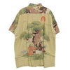 SUN SURF サンサーフ SS39231 SP スペシャル FLOWER BLOOMING FOLKTALE K・イソシマ商店実名復刻 ハレ アロハ 高砂 ハワイアン シャツ ペールイエロー系 XL【新古品】【未使用】【中古】