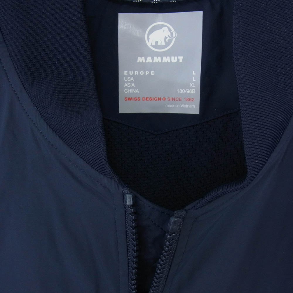 Mammut マムート 1012-00660 Utility Bomber Jacket AF ユーティリティ ボンバー ジャケット ネイビー系 XL【新古品】【未使用】【中古】