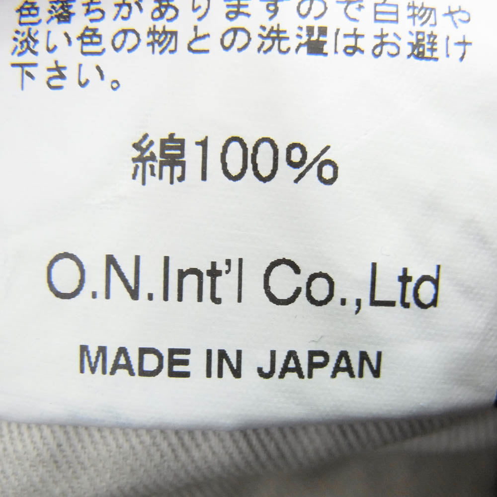 ONI DENIM 鬼デニム 288-Asphalt 20oz Asphalt Denim Regular Straight アスファルトデニム レギュラーストレート デニム パンツ ジーンズ インディゴブルー系 W33【極上美品】【中古】