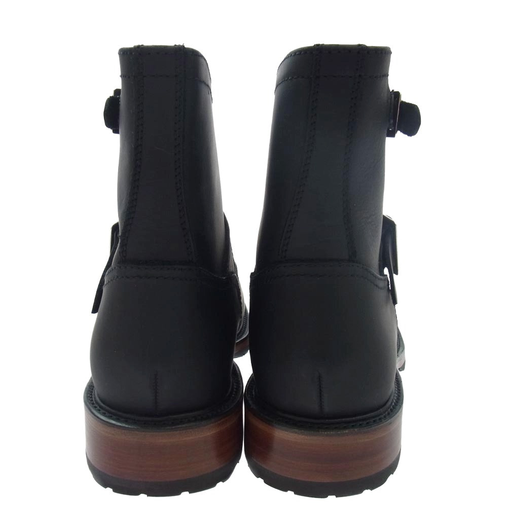 マルニジーンズ ROUTE292 Engineer Boots エンジニア ブーツ ブラック系 27cm【極上美品】【中古】