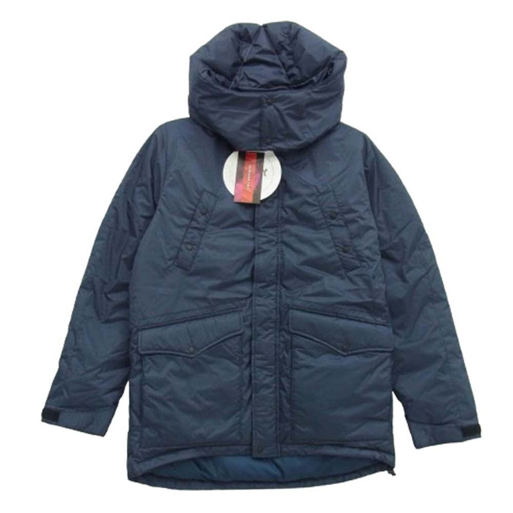 NANGA ナンガ E1AB07G5 blue snow white 別注 オリジナル ダウン ジャケット NAVY ダークネイビー系 ネイビー系 L【新古品】【未使用】【中古】
