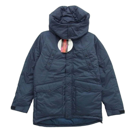 NANGA ナンガ E1AB07G5 blue snow white 別注 オリジナル ダウン ジャケット NAVY ダークネイビー系 ネイビー系 L【新古品】【未使用】【中古】