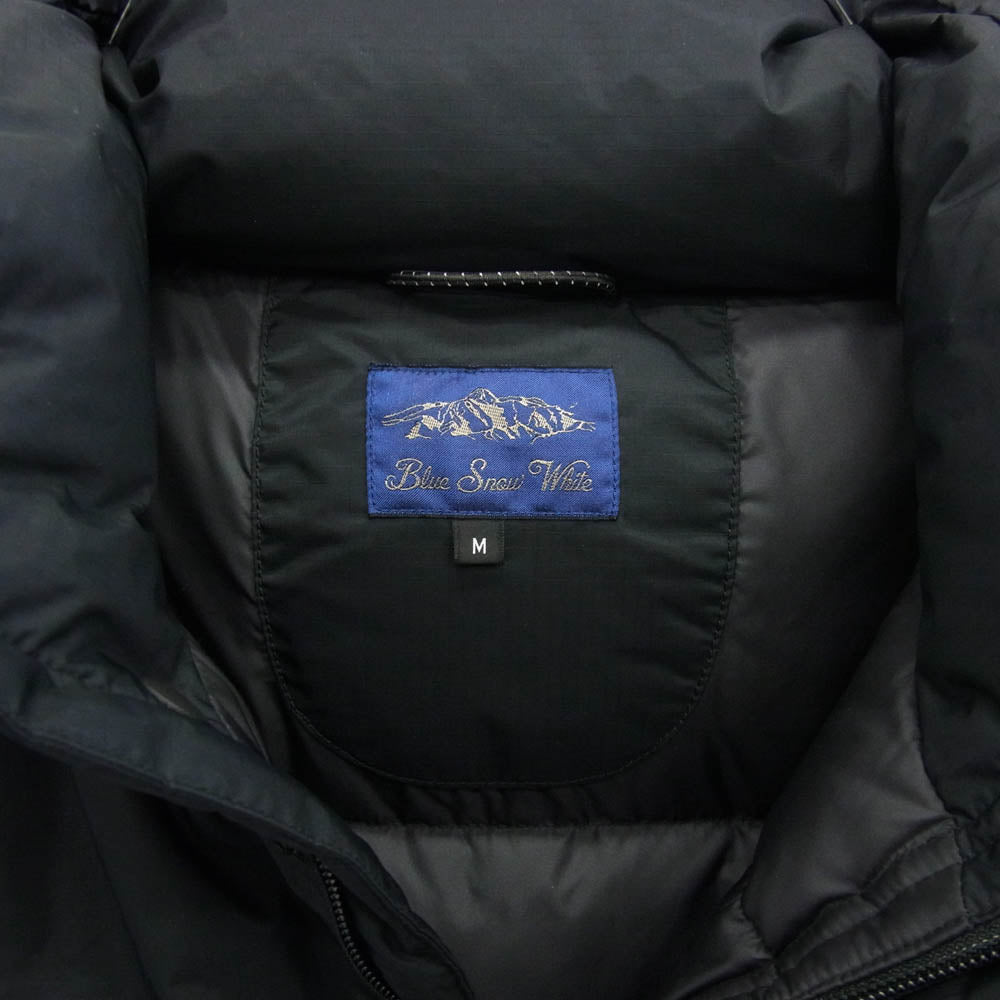 NANGA ナンガ E1AB05F1 blue snow white 別注 オリジナル ダウン ジャケット BLACK ブラック系 M【新古品】【未使用】【中古】