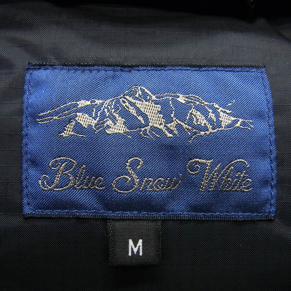 NANGA ナンガ E1AB05F1 blue snow white 別注 オリジナル ダウン ジャケット BLACK ブラック系 M【新古品】【未使用】【中古】