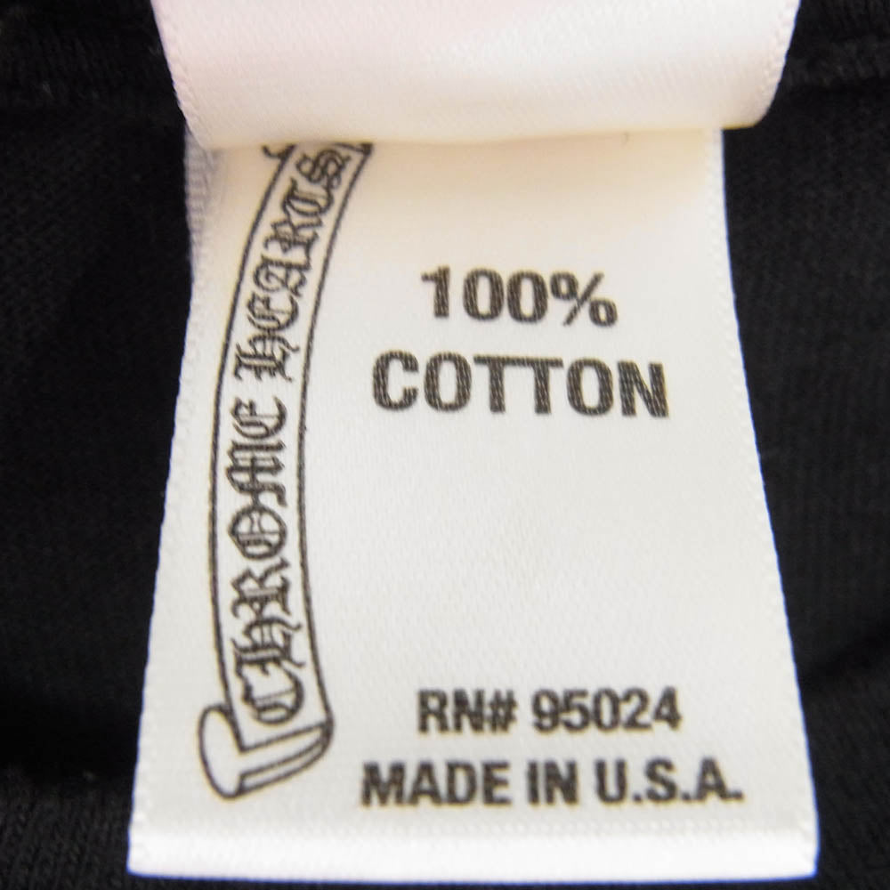 CHROME HEARTS クロムハーツ（原本無） CH T-SHIRTS OLD オールド セメタリー クロス 半袖 Tシャツ ブラック系 S【中古】