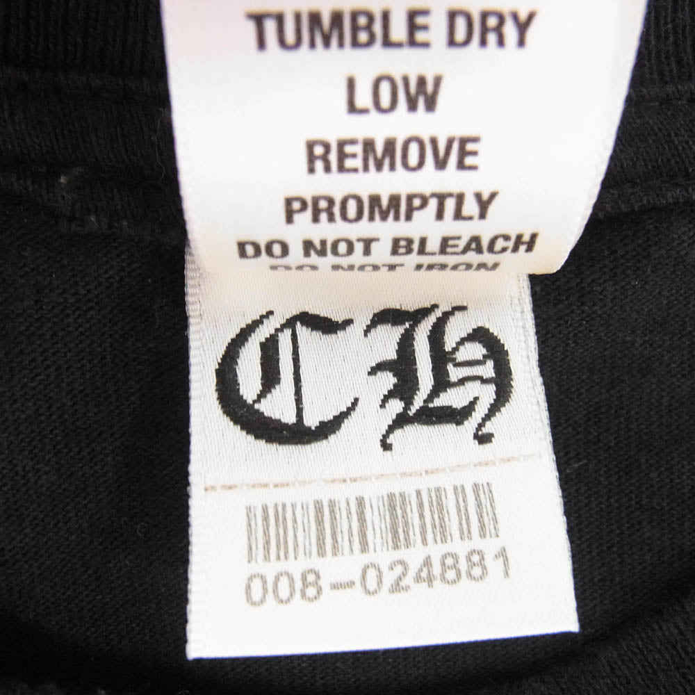 CHROME HEARTS クロムハーツ（原本無） CH T-SHIRTS OLD オールド セメタリー クロス 半袖 Tシャツ ブラック系 S【中古】