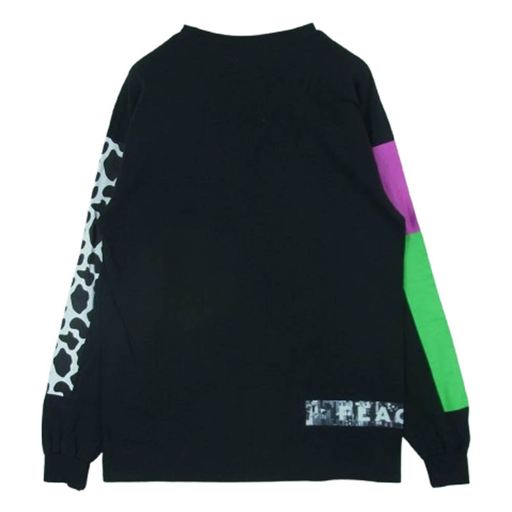 テンボックス 10匣 FLAGSTUFF GOOD OL ロングスリーブ 長袖 Tシャツ カットソー ブラック系 M【中古】