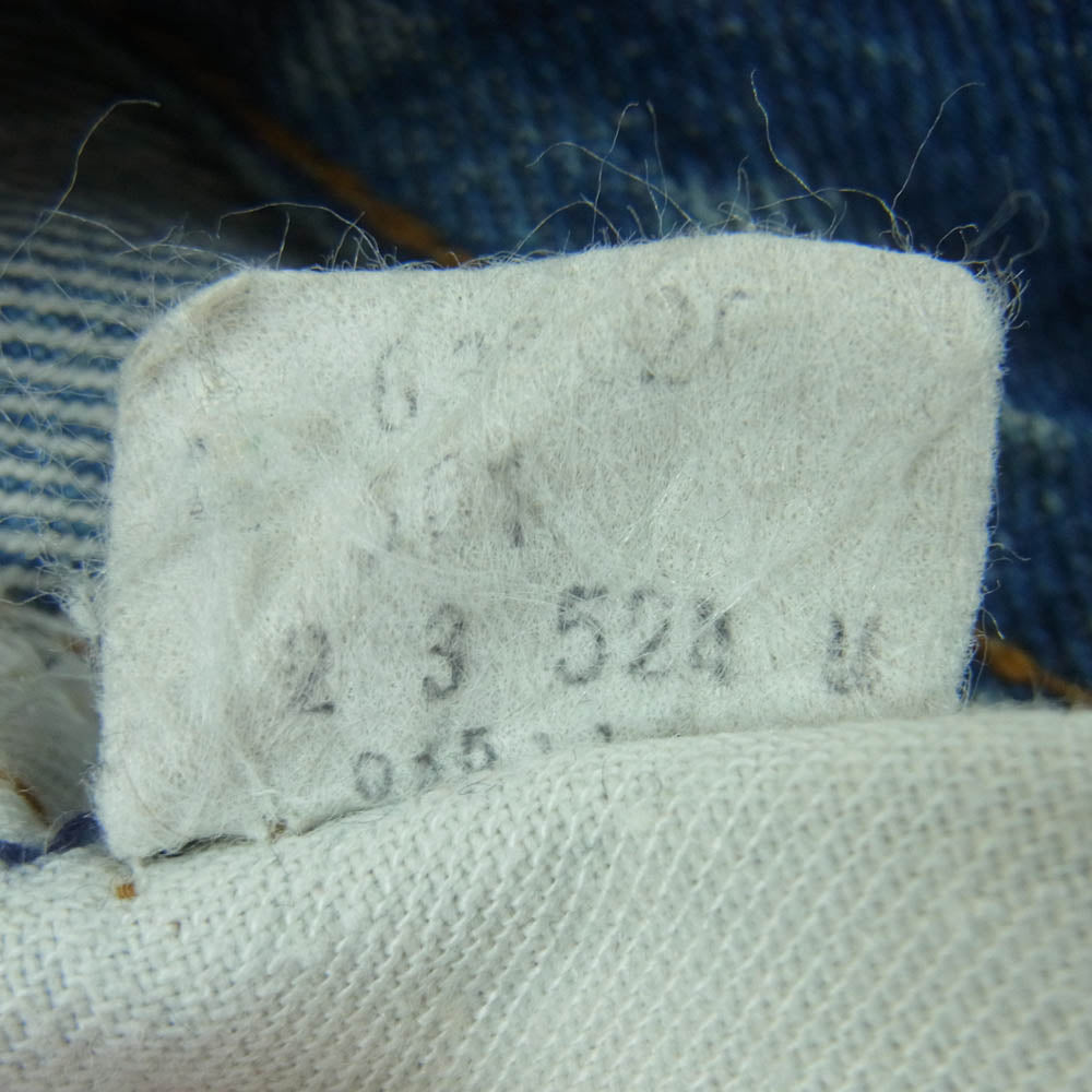 Levi's リーバイス Vintage ヴィンテージ El Paso エルパソ工場製 ボタン裏 524 501 赤耳 デニム パンツ インディゴブルー系 W31 L36【中古】