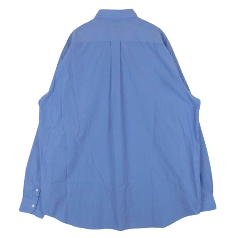 COMOLI コモリ 21SS T01-02001 コモリシャツ SAX サックス 長袖 シャツ