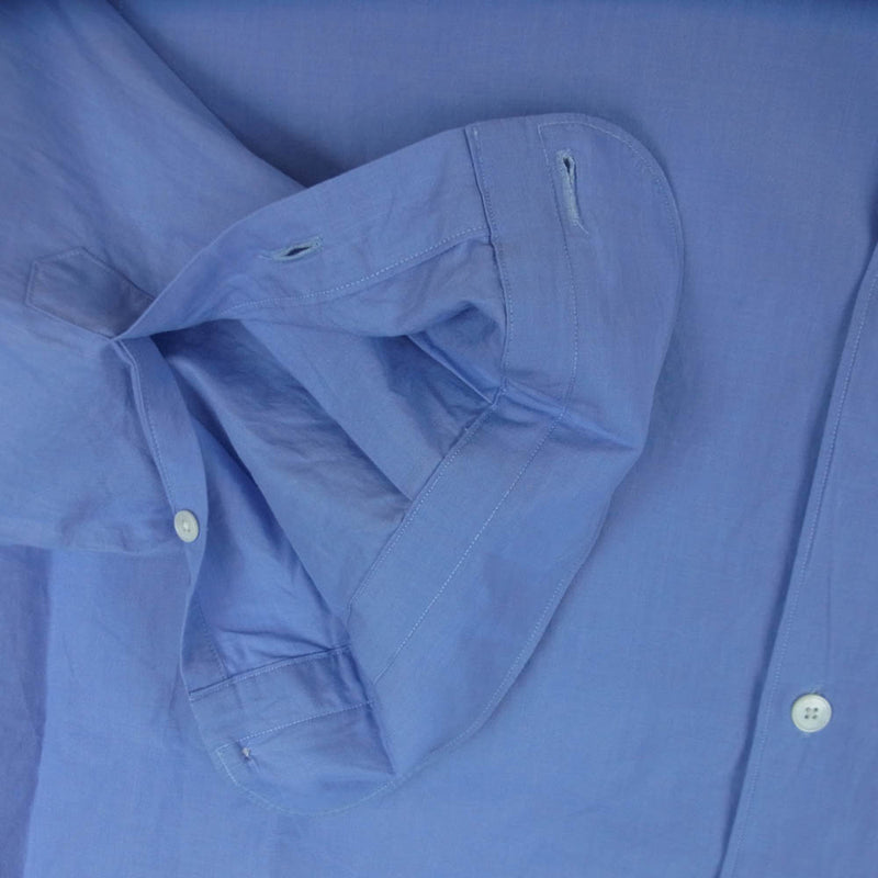 COMOLI コモリ 21SS T01-02001 コモリシャツ SAX サックス 長袖 シャツ