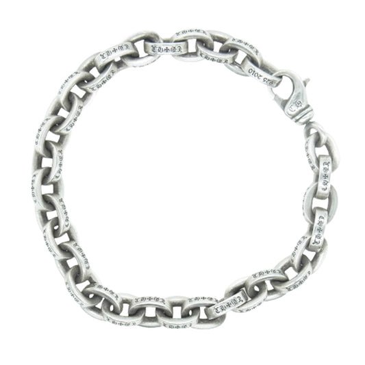 CHROME HEARTS クロムハーツ（原本無） LARGE PAPER CHN ラージ ペーパーチェーン ブレスレット 8inch 8インチ シルバー系【中古】