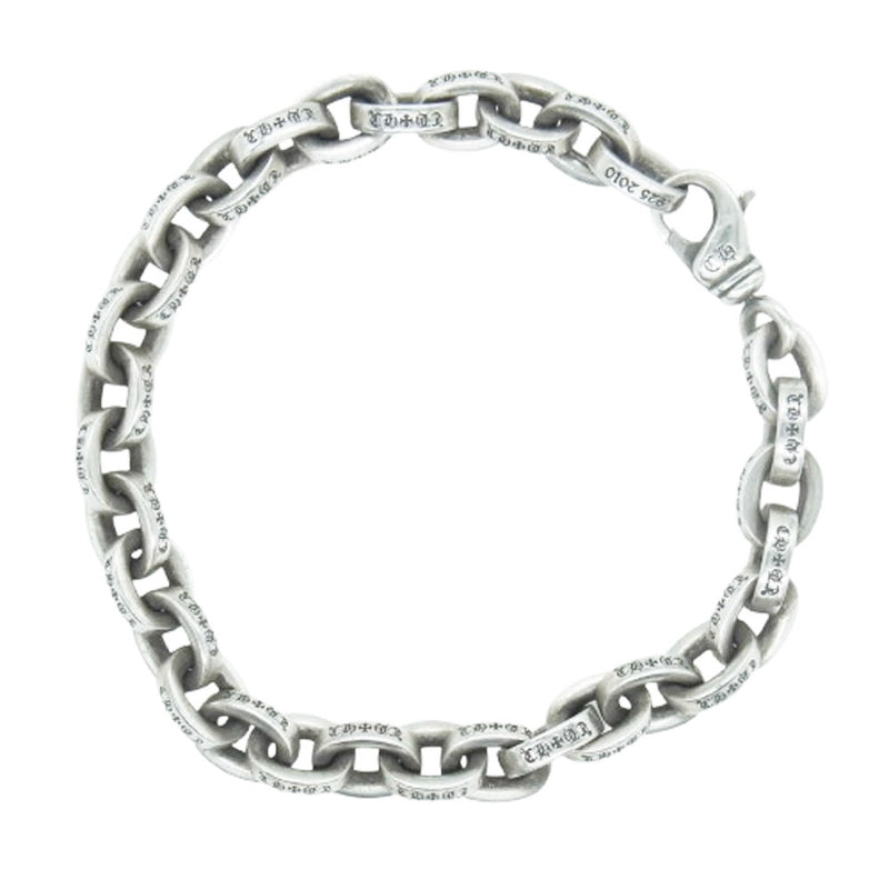 CHROME HEARTS クロムハーツ（原本無） LARGE PAPER CHN ラージ ペーパーチェーン ブレスレット 8inch 8インチ シルバー系【中古】