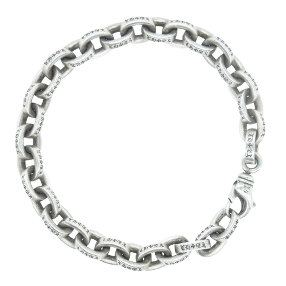 CHROME HEARTS クロムハーツ（原本無） LARGE PAPER CHN ラージ ペーパーチェーン ブレスレット 8inch 8インチ シルバー系【中古】