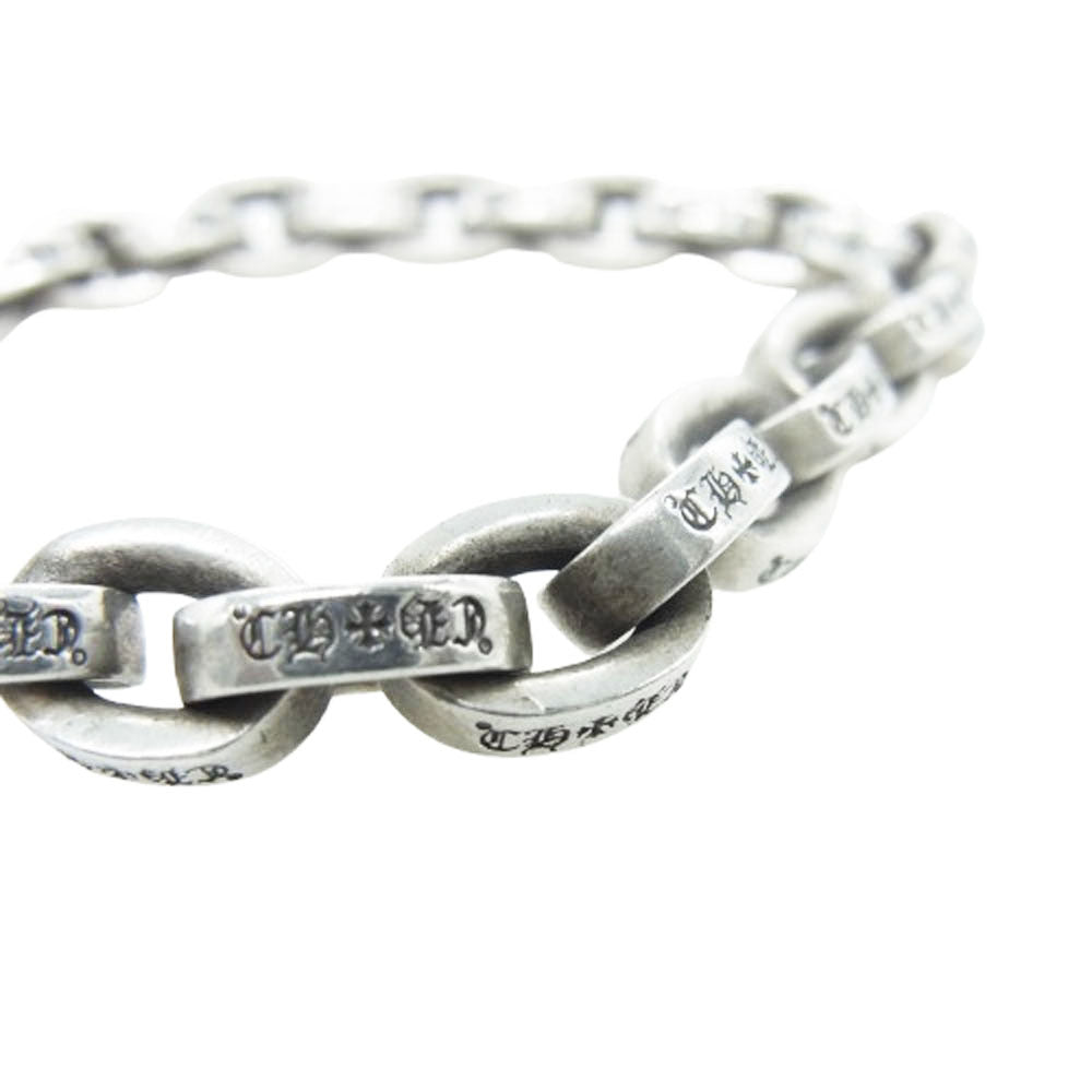 CHROME HEARTS クロムハーツ（原本無） LARGE PAPER CHN ラージ ペーパーチェーン ブレスレット 8inch 8インチ シルバー系【中古】