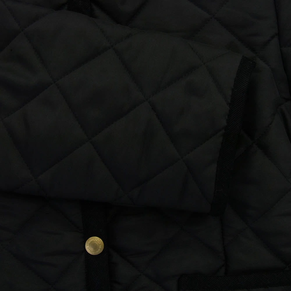 Traditional Weatherwear トラディショナルウェザーウェア 24AW L242APQCO0050AA ARKLEY アークリー ノーカラー ショート キルティングジャケット ブラック系 34【中古】