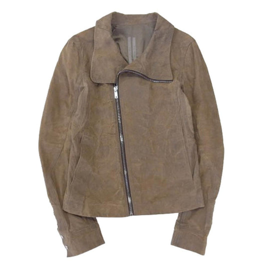Rick Owens リックオウエンス 20AW RU20F3768-LBI BAUHAUS LEATHER JACKET バウハウス ラムレザー ライダースジャケット ブラウン系 48【中古】