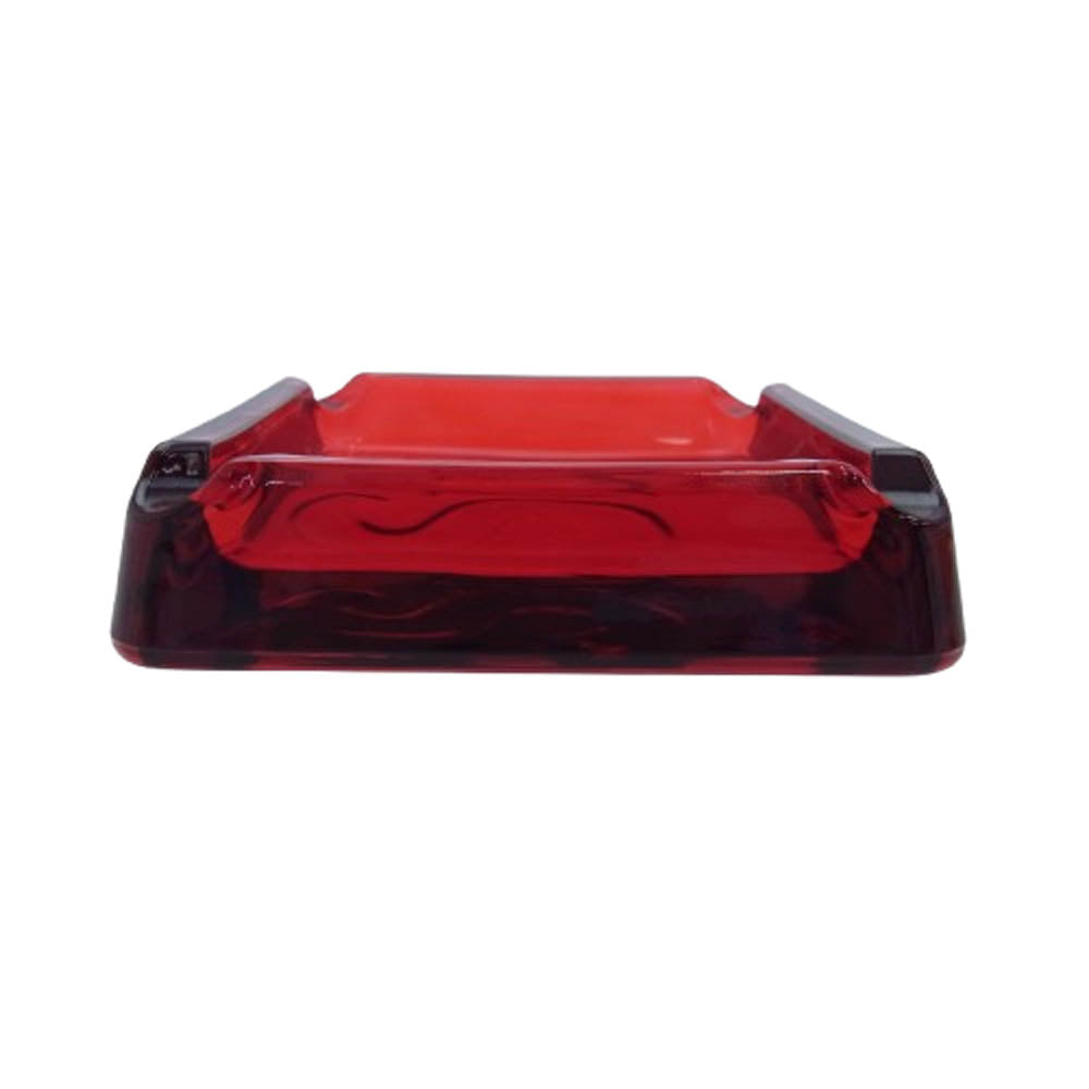 Supreme シュプリーム 20SS Debossed Glass Ashtray デボスド ガラス アッシュ トレイ 灰皿 クリアレッド レッド系【中古】