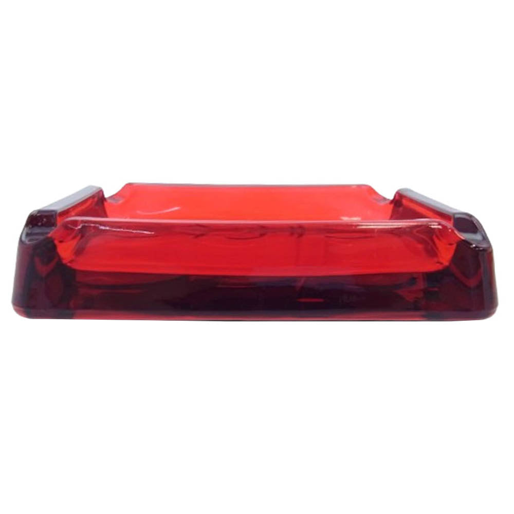 Supreme シュプリーム 20SS Debossed Glass Ashtray デボスド ガラス アッシュ トレイ 灰皿 クリアレッド レッド系【中古】