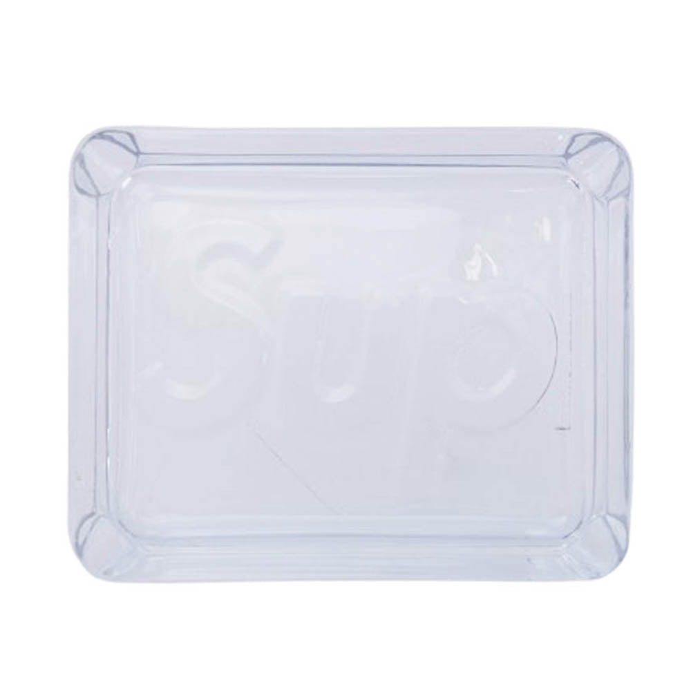 Supreme シュプリーム 20SS Debossed Glass Ashtray デボスド ガラス アッシュ トレイ 灰皿 クリア クリア系【中古】