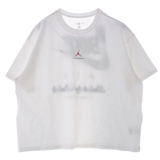 NIKE ナイキ HQ1736-100 Nigel sylvester ナイジェルシルベスター jordan ジョーダン クルーネック 半袖 Tシャツ ホワイト系 XXL【極上美品】【中古】