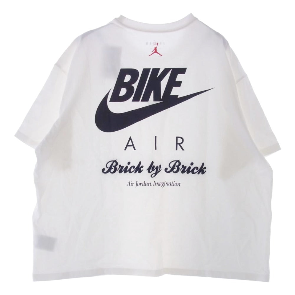 NIKE ナイキ HQ1736-100 Nigel sylvester ナイジェルシルベスター jordan ジョーダン クルーネック 半袖 Tシャツ ホワイト系 XXL【極上美品】【中古】