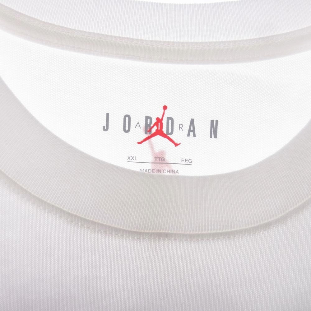 NIKE ナイキ HQ1736-100 Nigel sylvester ナイジェルシルベスター jordan ジョーダン クルーネック 半袖 Tシャツ ホワイト系 XXL【極上美品】【中古】