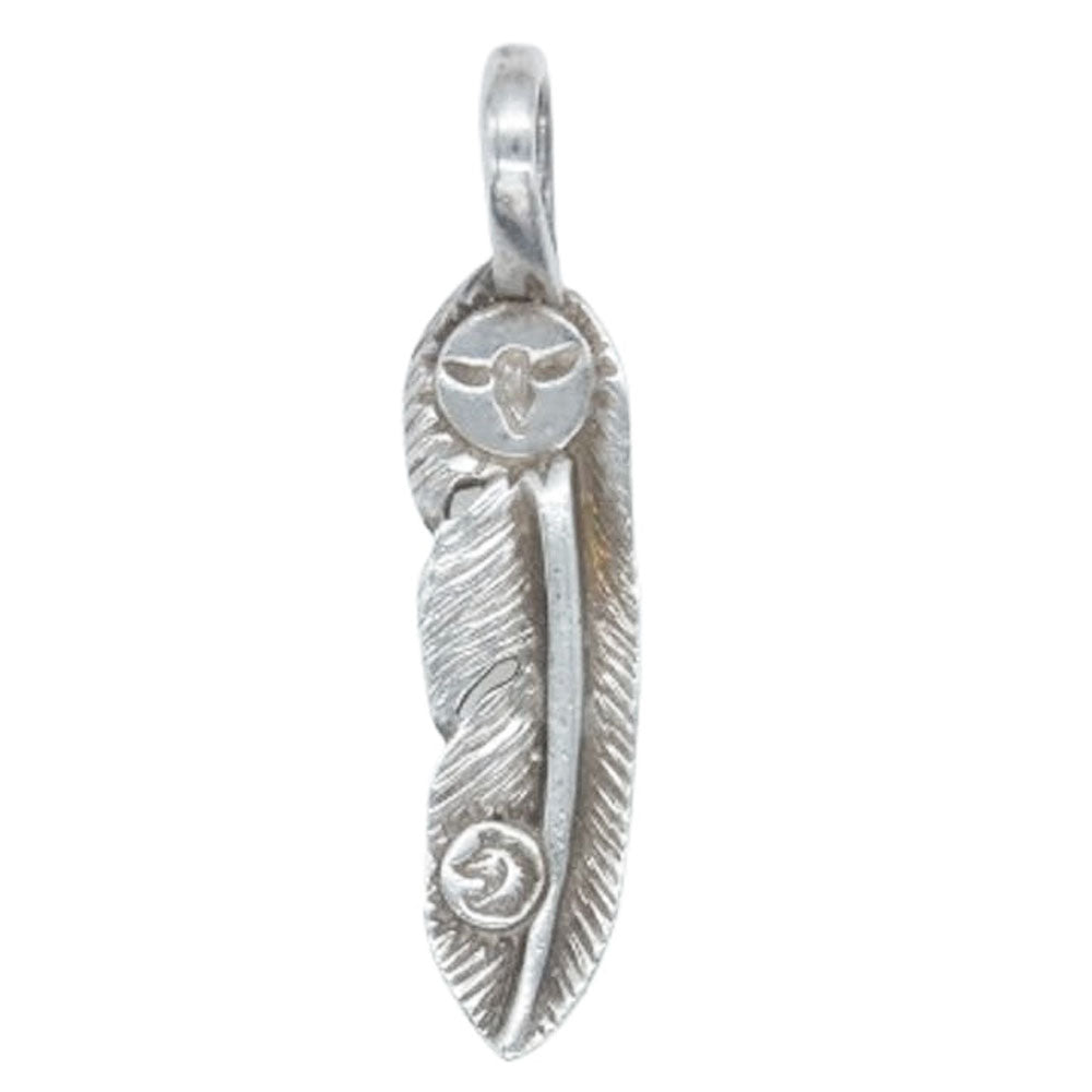 TADY&KING タディアンドキング SVフェザー 右向き ネックレス ペンダント トップ シルバー系【中古】