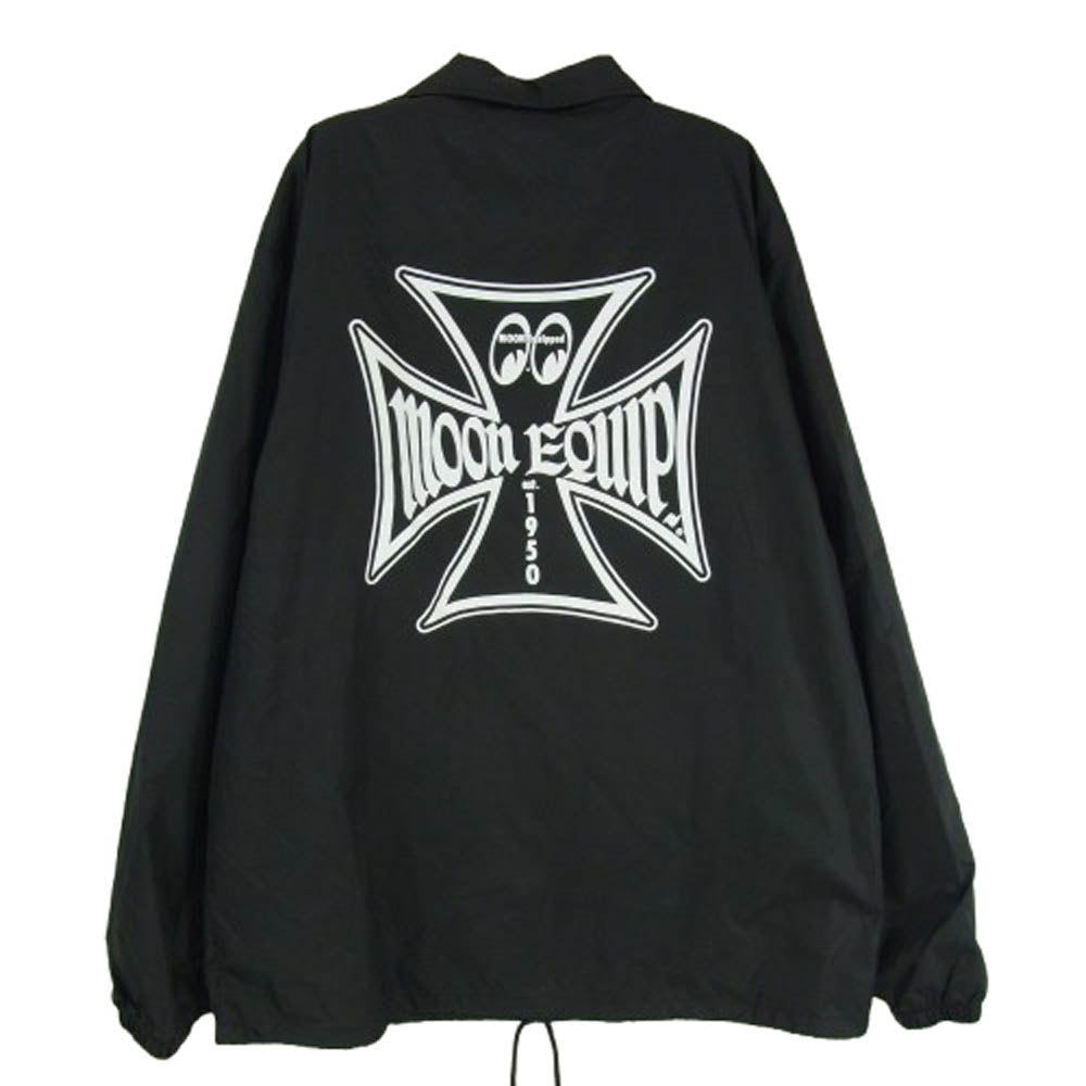 moon equipment アイアンクロス コーチジャケット ブラック系 XL【中古】