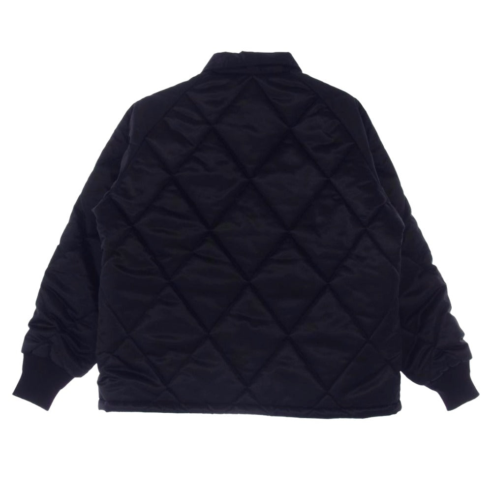 schott ショット 782-4252021 QUILT COACH JACKET キルティング コーチ ジャケット ブルゾン ブラック系 S【新古品】【未使用】【中古】