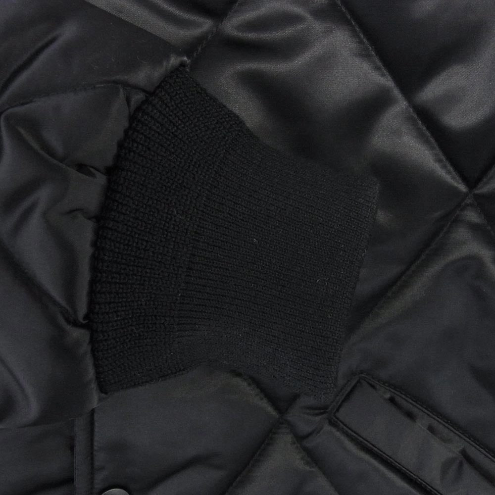 schott ショット 782-4252021 QUILT COACH JACKET キルティング コーチ ジャケット ブルゾン ブラック系 S【新古品】【未使用】【中古】