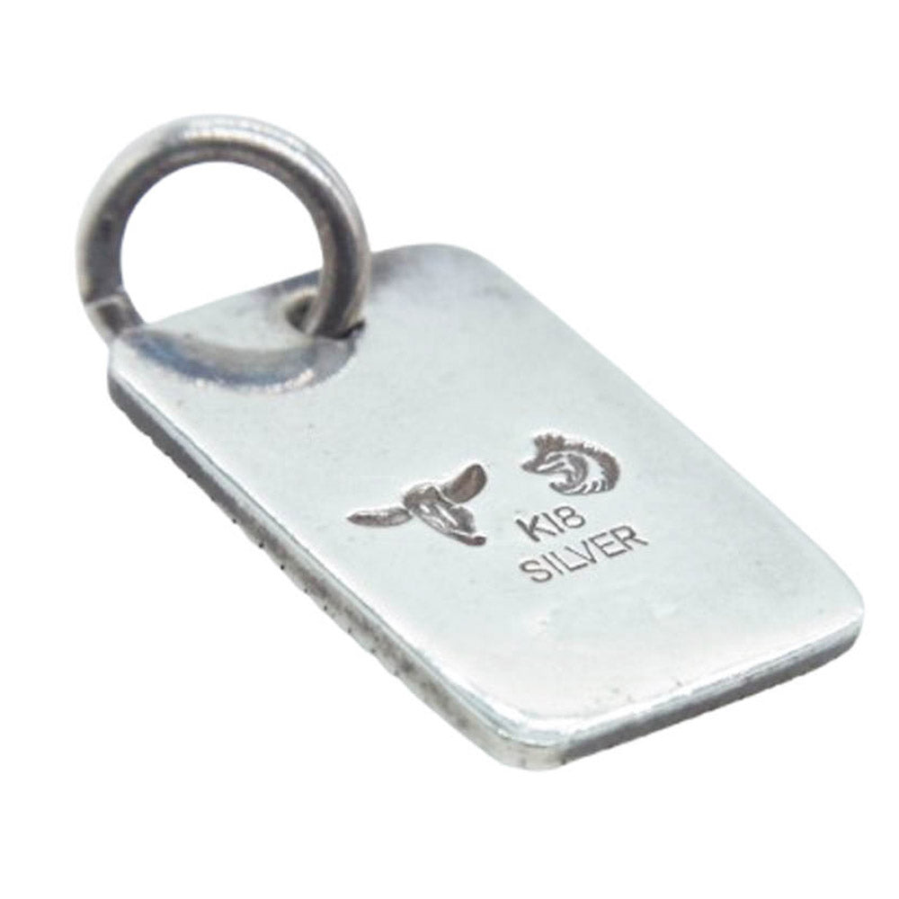 TADY&KING タディアンドキング GPウルフ K18 縄目プレート アラベスク ネックレス トップ シルバー系【中古】