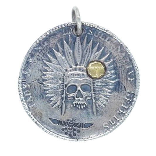 TADY&KING タディアンドキング GPウルフ GPロングホーン COIN TOP コイントップ ネックレス【中古】