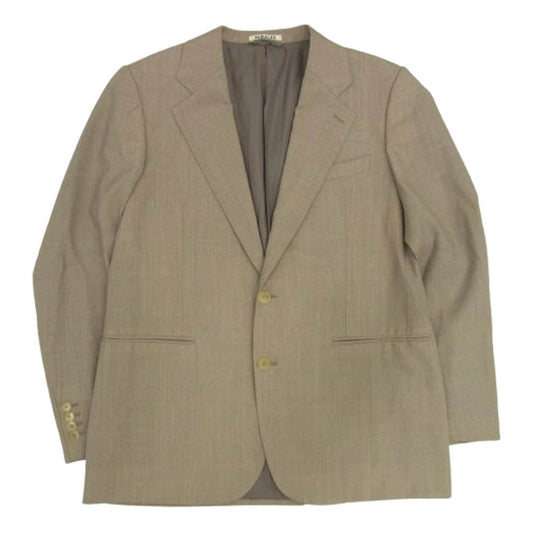 AURALEE オーラリー 21SS A21SJ01WH WASHABLE WOOL TROPICAL JACKET ウォッシャブル ウール トロピカル テーラードジャケット ブラウン系 4【中古】